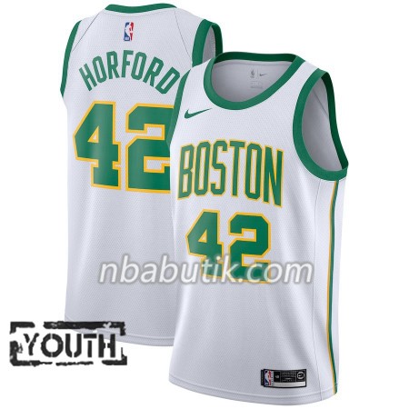 NBA Børn Trøje Boston Celtics Al Horford 42 2018-19 Nike City Edition Hvid Swingman NBA Børn Trøje Boston Celtics Al Horford 42 2018-19 Nike City Edition Hvid Swingman